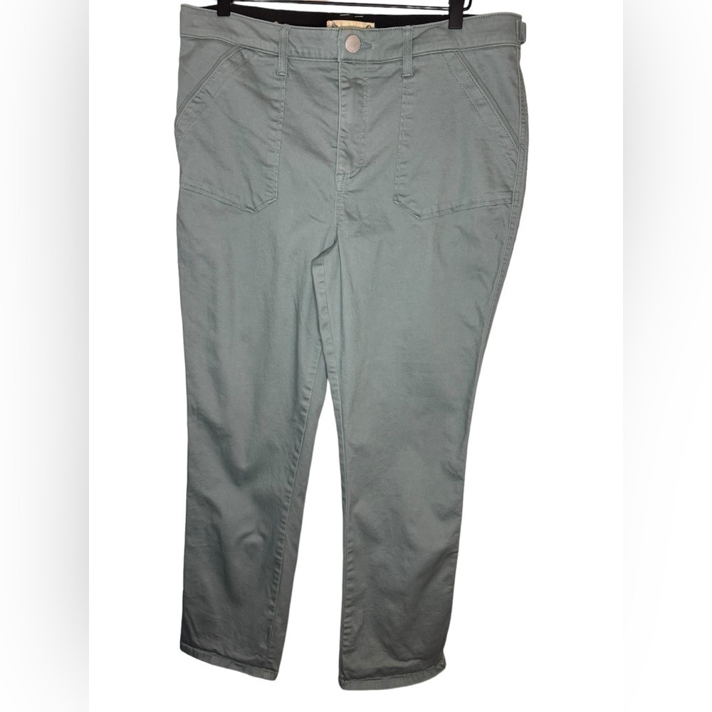 Democracy “ab” technology Straight Jeans Size 14 Green